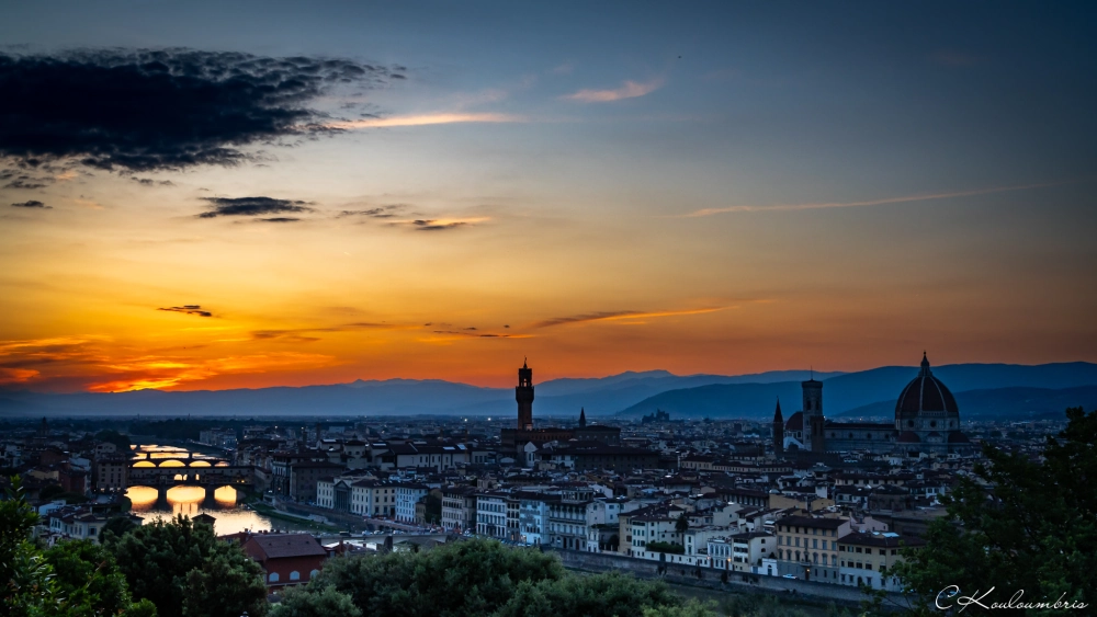 Florence sunset